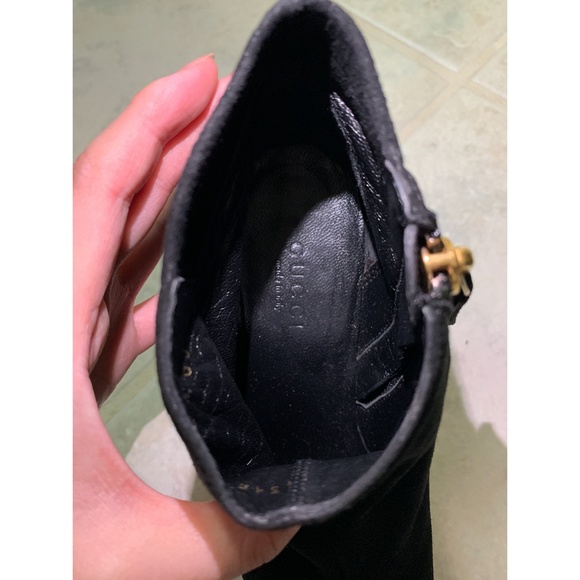 Gucci Black Suede Ankle Boots - Picture 4 of 8
